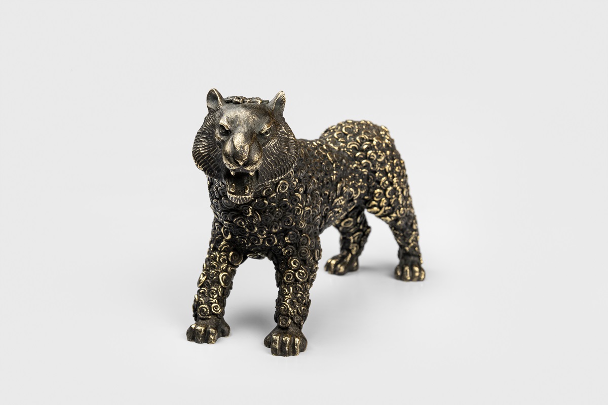 картинка Скульптура латунная Тигр   от магазина Одежда+